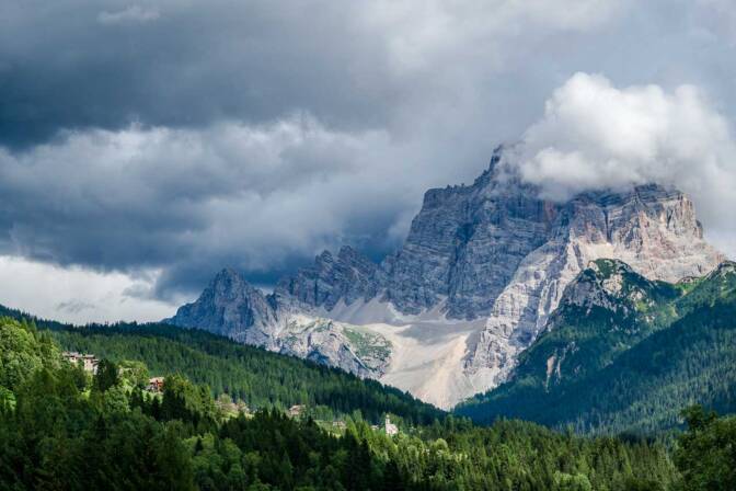 Dolomitengipfel Monte Pelmo, il Trono del Padreterno