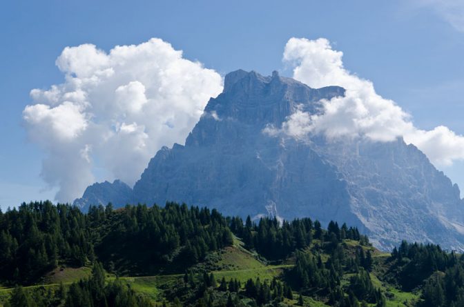 Dolomitengipfel Monte Pelmo, il Trono del Padreterno