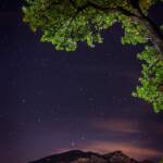 Schwarzer Kopf bei Nacht, Dunkel, Himmel, Nacht, Nachtaufnahme, Schwarzer Kopf, Stern, Sterne, Termeno, Tramin