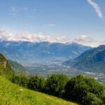 Meran mit Texelgruppe, Burggrafenamt, Meran, Texelgruppe