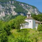 Kirchlein zu den 14 Nothelfern in Gaid/Eppan, Appiano, Eppan, Eppan an der Weinstraße, Gaid, Gotteshaus, Kirche, Kirchlein zu den 14 Nothelfern, S. Michele, St. Michael, chiesa, church