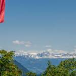 Dolomiten Rosengarten, Catinaccio, Dolomitenblick, Fahne, Fahnen, Flagge, Flaggen, Nationalitätskennzeichen, Rosengarten, Rosengartengruppe, bandiera, flag