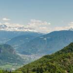 Bozen mit Rosengarten, Bolzano, Bozen, Catinaccio, Dolomitenblick, Landeshauptstadt Südtirol, Rosengarten, Rosengartengruppe