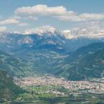 Alpenstadt, Bolzano, Bozen, Catinaccio, Dolomitenblick, Landeshauptstadt Südtirol, Rosengarten, Rosengartengruppe, Stadt