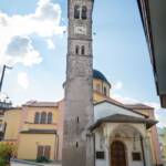 Kirchturm Chiesa S. Rocco Miola, Altopiano di Pinè, Chiesa S. Rocco Miola, Gotteshaus, Kirche, Kirchturm, Pine, Pinè, Val di Pinè, Valle di Pinè, campanile, chiesa, church