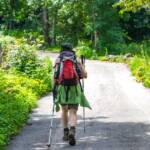 wandern auf dem Seerundweg Mesotrekking im Val di Pinè, Altopiano di Pinè, Mesotrekking, Pine, Pinè, Rucksack, Val di Pinè, Valle di Pinè, wandern