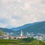 Faver im Cembratal, Cembratal, Faver, Kirchturmuhr, Val di Cembra