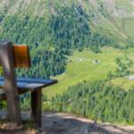 Blick zur Mahd-Alm unterm Hirzer, Alm, Bank, Mahdalm, Matte, Weide