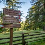 zur Bletterbachschlucht, Bletterbach, Radein, Wanderschild