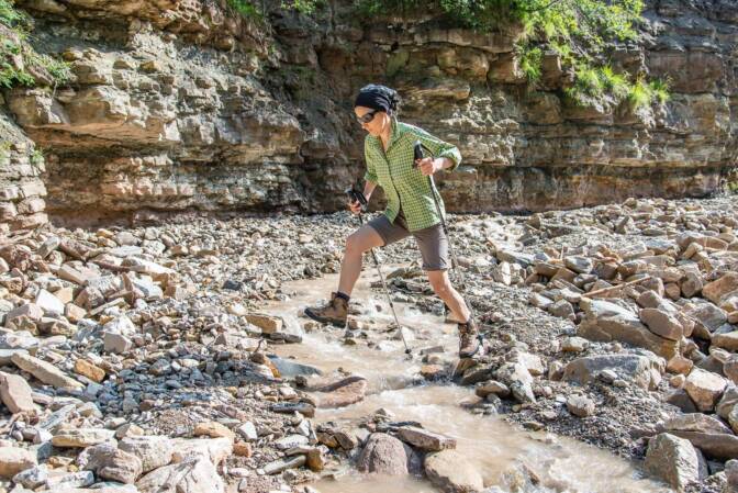 Wandern duch den Bletterbach