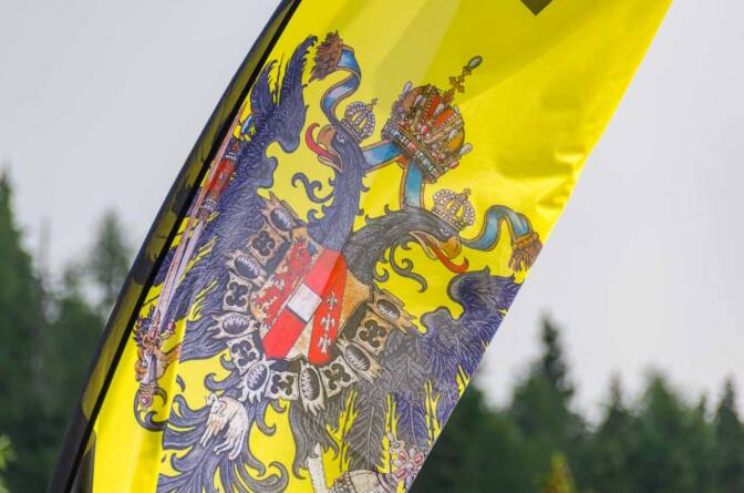 k. u. k. Fahne der Monarchie Österreich Ungarn