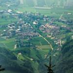 Wanderung Gummerer Hof – Überetscher Hütte, Termeno, Tramin, Vogelperspektive