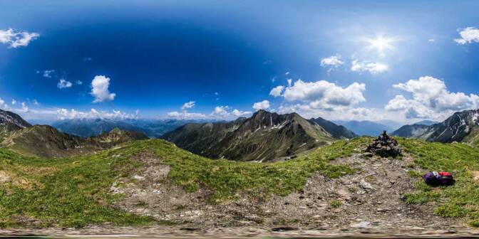 Blick vom Pfandlspitz