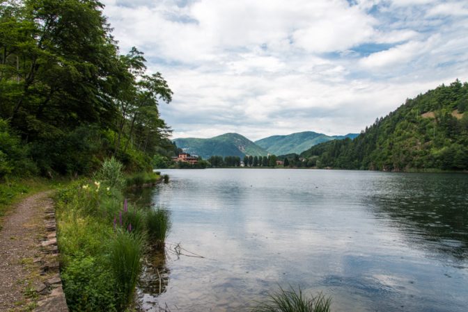 Lago di Lases im Cembratal