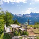 Ausblick ins Val San Nicolò, Bank, Val San Nicolò,Cima dell’Uomo