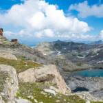 Stettiner Hütte auch Eisjöchlhütte genannt, Bergsee, Eisjöchlhütte, Pfossental, Stettiner Hütte