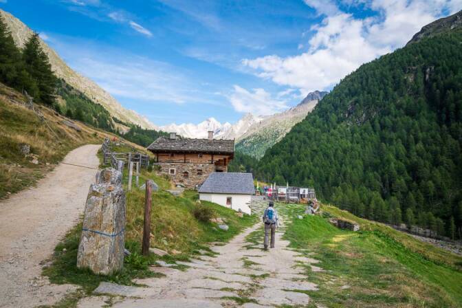 Die Rableid Alm im Pfossental