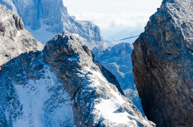 Ponte Cristallo - hier hat Sylvester Stallone den Film Cliffhanger gedreht Ponte Cristallo - hier hat Sylvester Stallone den Film Cliffhanger gedreht