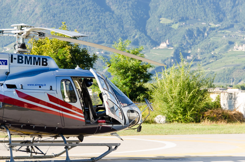 Dolomiten Rundflug-Hubschrauber Ecureuil AS 350 B3+
