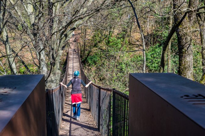 Hängebrücke in Altenburg