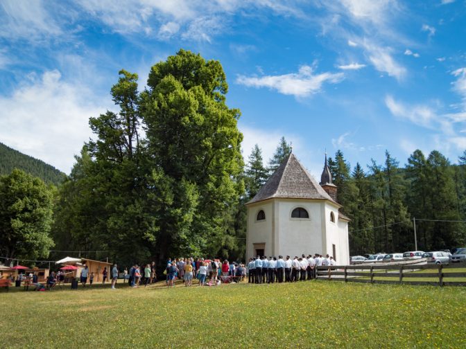 Feldmesse beim Heufest in Gfrill