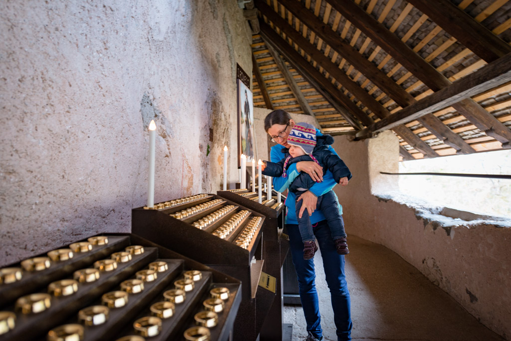 Kerzenkammer Santuario San Romedio