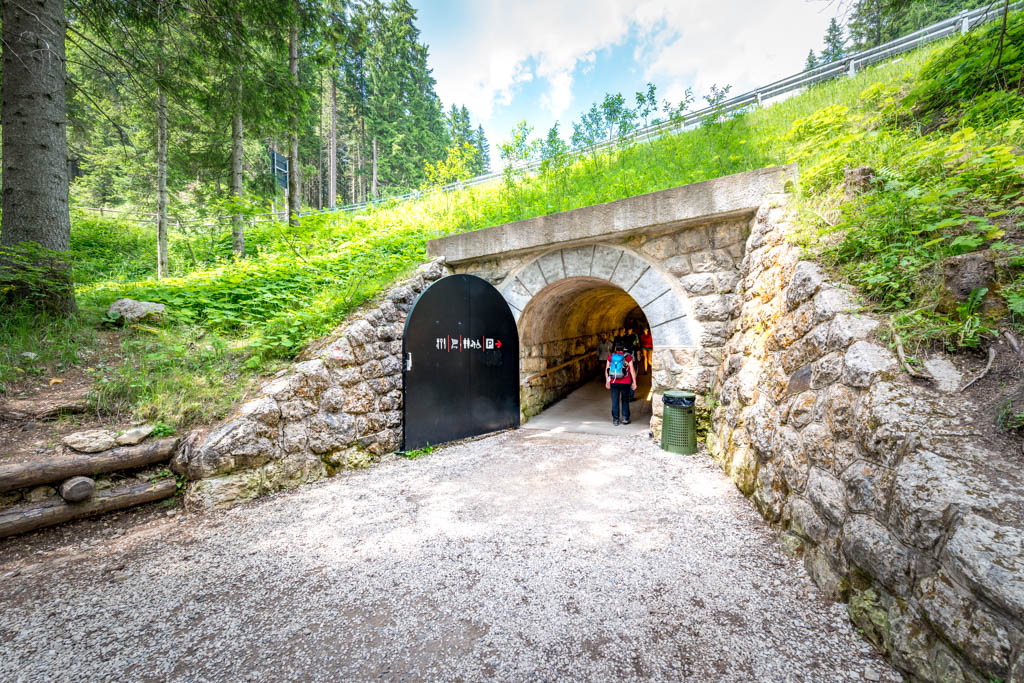 Tunnelverbindung Karersee - Parkplatz