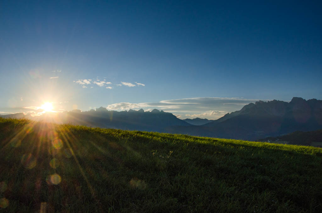 Sonnenaufgang Dolomiten