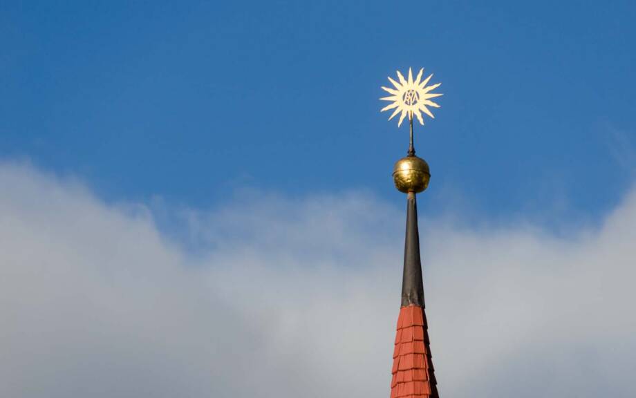 Kirchturmspitze Wallfahrtskirche Maria Trens
