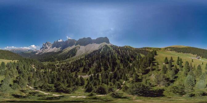 360° unter den mächtigen Geislerspitzen - Dolomiten pur!