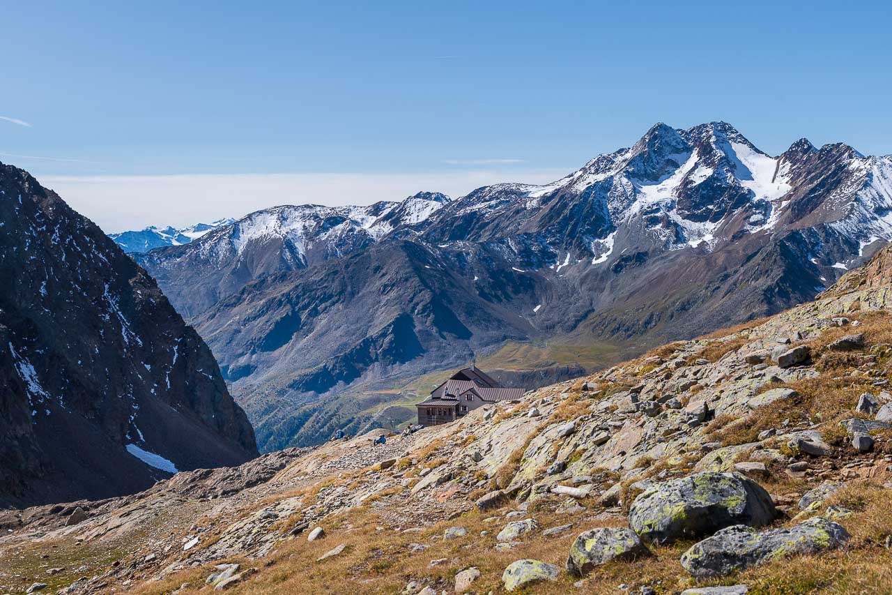 Schutzhütte Schöne Aussicht Wandern Südtirol bis