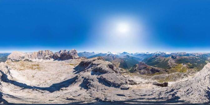 Blick über den Kleinen Lagazuoi