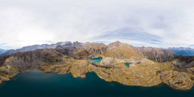 360° Lago Nero und Laghi di Cornisello