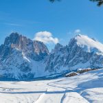 Langkofel, Plattkofel, Schnee, Seiser Alm, Winter