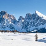 Plattkofel, Schnee, Seiser Alm, Winter