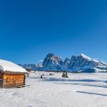 Langkofel, Plattkofel, Schnee, Seiser Alm, Winter