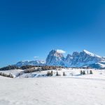 Langkofel, Plattkofel, Schnee, Seiser Alm, Winter