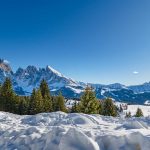 Langkofel, Plattkofel, Schnee, Seiser Alm, Winter