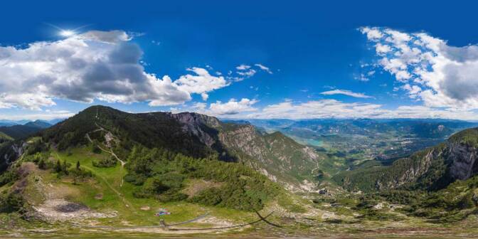 360° über dem Schwarzen Kopf