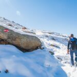 Bergsteigen, Karlscharte, Schnee, Tiroler Höhenweg