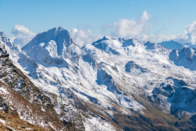 Blick auf die Zermaidspitze