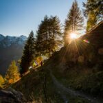 Abendsonne, Sonne, wandern