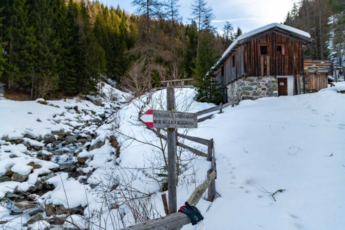 Der Getrumbach bei den Mühlen in Reinswald