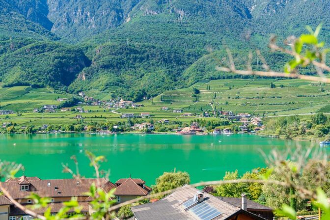 Blick von Klughammer über den Kalterer See