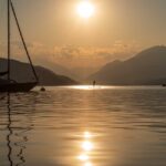Millstätter See, Sonnenuntergang