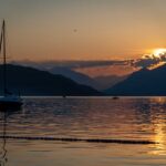 Millstätter See, Sonnenuntergang