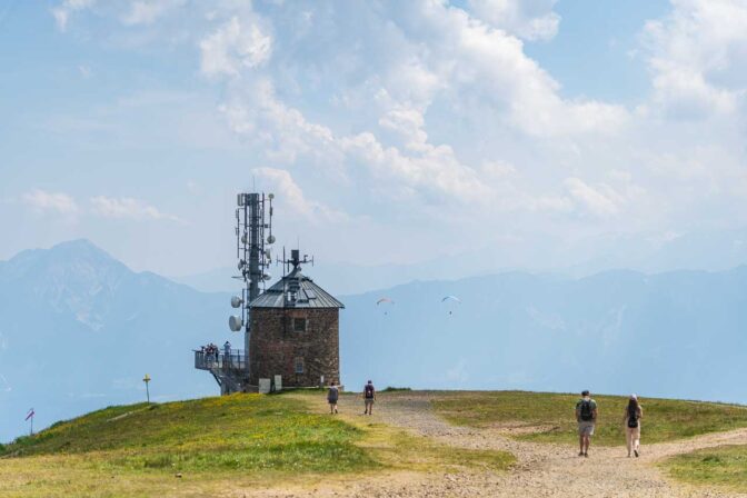 Der Englische Turm auf der Gerlitzen Alpe