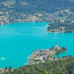 Ausblick Aussichtsturm Pyramindenkogel, Goritschach, Maria Wörth, Pritschitz, Wörthersee