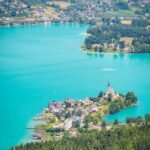Ausblick Aussichtsturm Pyramindenkogel, Maria Wörth, Wörthersee