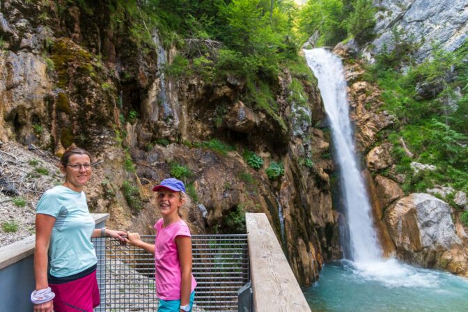 Anna, Anni, Loiblbach, Tschaukofal, Tscheppaschlucht, Wasserfall